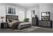 Lisbon Grey/Black Bed Group
