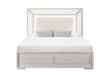 Clara Beige Bed with LED