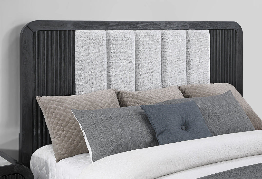 Beckett White/Black Bed Group with Cooler and Speaker