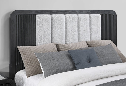 Beckett White/Black Bed Group with Cooler and Speaker