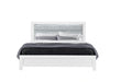 Luccia White Bed Group with LED