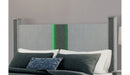 Logan Silver Bed Group with LED and Speakers