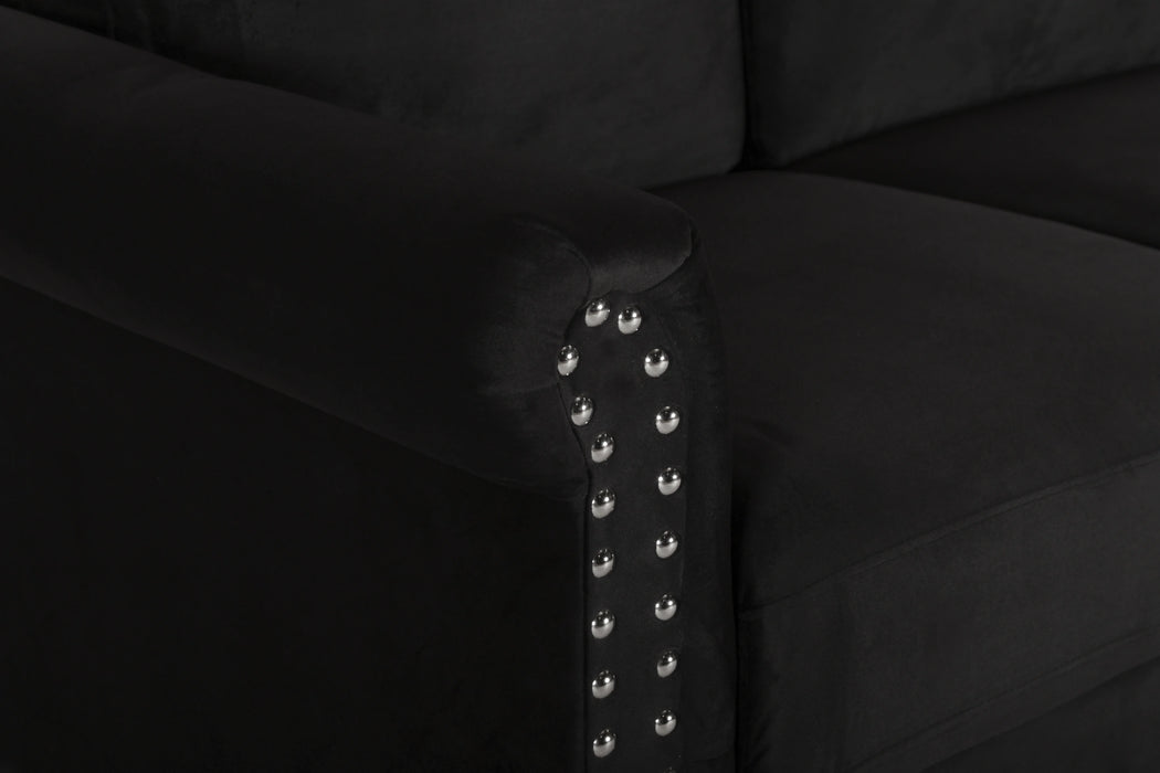 ALANI LOVESEAT-BLACK