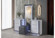 Ylime-Smooth White- Fully Slatted with Vanity Set-N