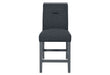 Monaco Dark Grey Bar Table and 4 Monaco Dark Grey Bar Stools