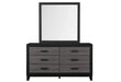 Lisbon Grey/Black Bed Group