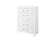 Luccia White Bed Group with LED