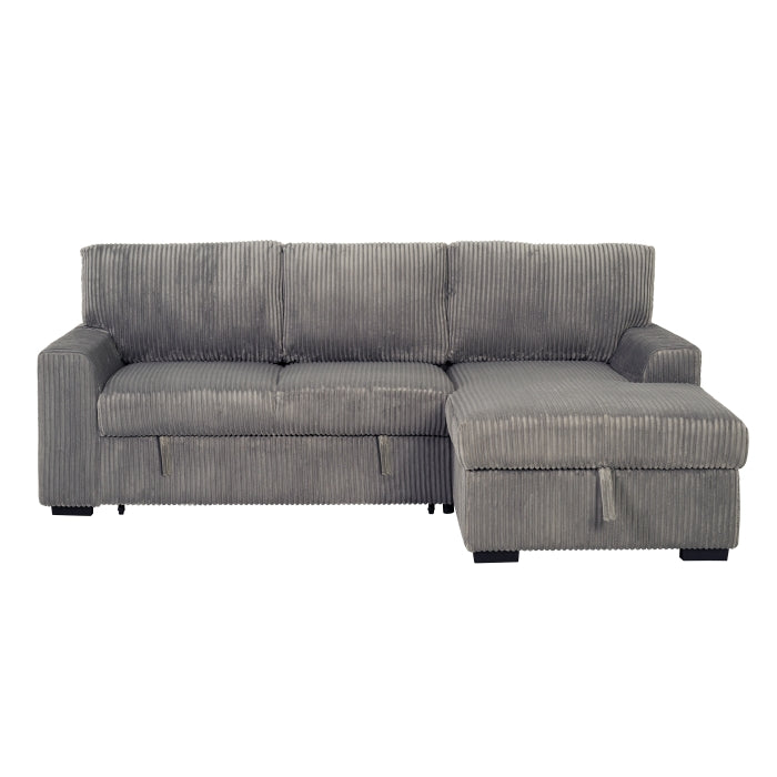 Sectional Sofa with Pullout Bed & Storage