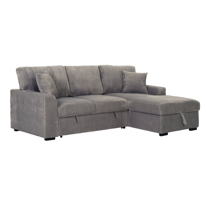 Sectional Sofa with Pullout Bed & Storage