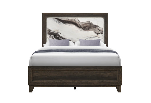Harmony Brown Bed with LED