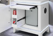 Alina White Bed Group with LED, Cooler, Speaker and USB