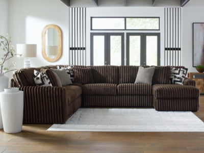 Midnight-Madness Sectional with Chaise