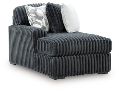 Midnight-Madness Sectional with Chaise