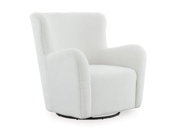 Rowenburg Swivel Glider Accent Chair