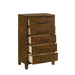 Ballard 5 Drawer Chest-Walnut