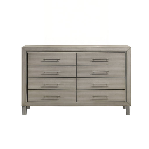 Lennox 8 Drawer Dresser-Gray