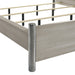 Lennox 5/0 Q Headboard, Footboard & Slat Kit-Gray