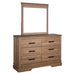 Coventry Hall Mirror-Pecan