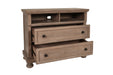 Allegra Media Console-Pewter