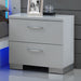 Sapphire Nightstand-White