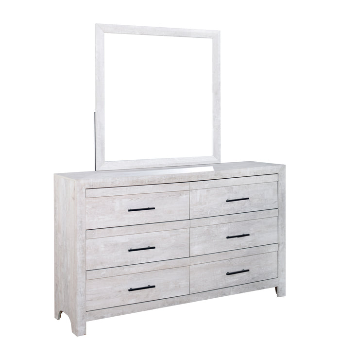 Biscayne Mirror- Driftwood
