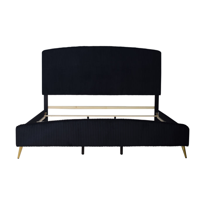 Kailani 6/0 Wk Hb,Fb, & Slats-Black