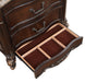 Constantine Nightstand W/Marble Top-Cherry
