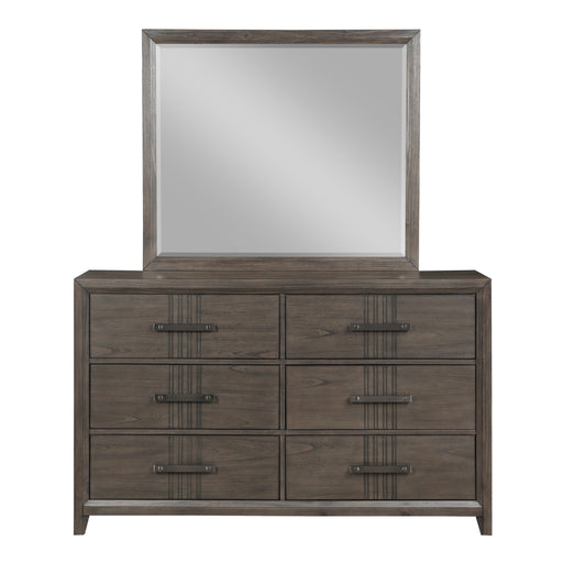 Landon Mirror-Walnut
