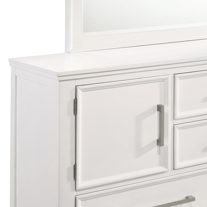 Andover Mirror-White