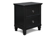 Tamarack Nightstand- Black