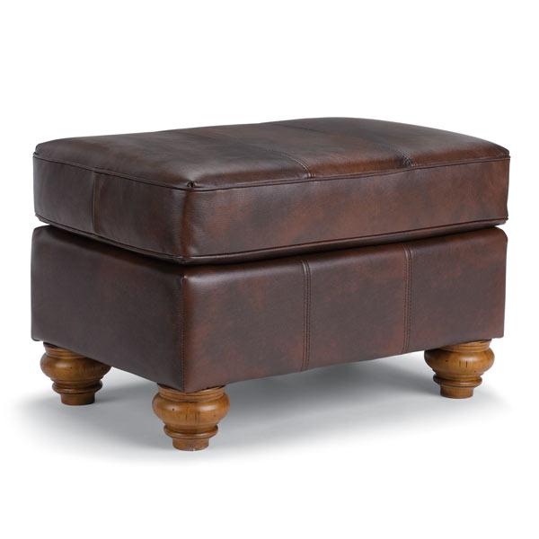 F64 LEATHER OTTOMAN- F64DWLU