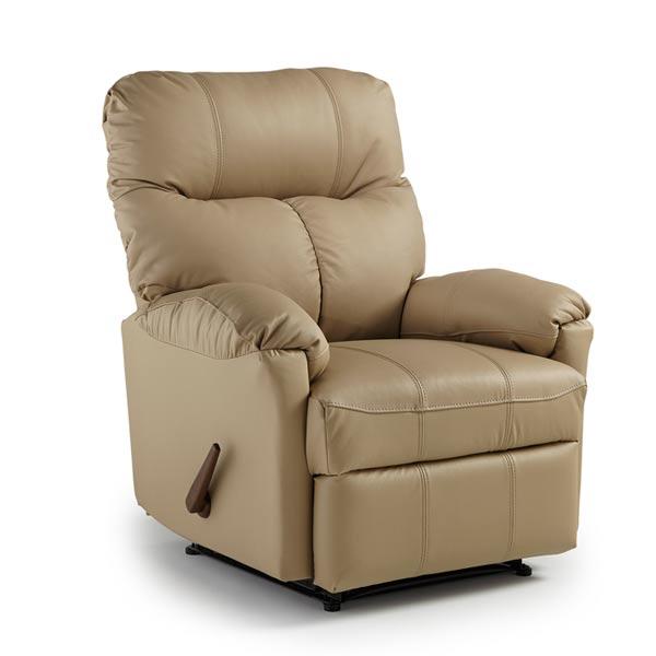 PICOT LEATHER SPACE SAVER RECLINER- 2NW74LU