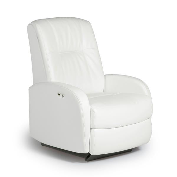 RUDDICK LEATHER SPACE SAVER RECLINER- 2A44LV