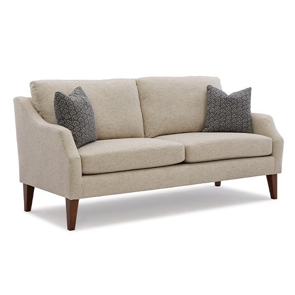 SYNDICATE COLLECTION STATIONARY SOFA W/2 PILLOWS- S32R