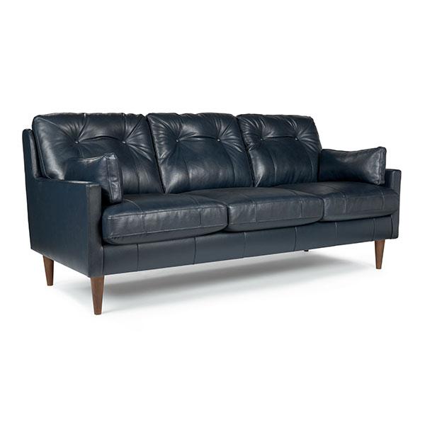 TREVIN COLLECTION STATIONARY SOFA W/2 PILLOWS- S38BN