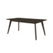 Rex 72" Fixed Top Rectangle Dining Table-Walnut