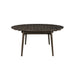 Rex 65" Round Table With Self Storing Leaves-Walnut
