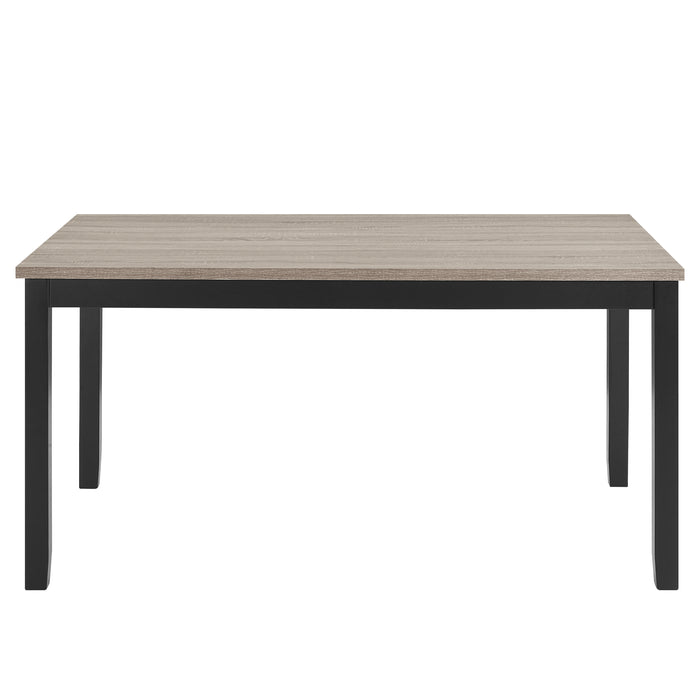 Daphne 5 Pc Natural 60" Dining Set W/Natural Chairs