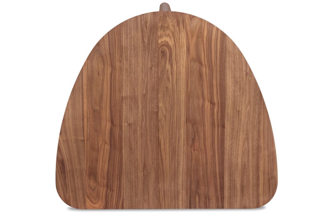 Oscar Corner Table-Walnut