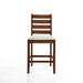 Pascal Ladderback Counter Chair (2 Per Carton)-Walnut