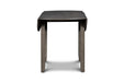 Gia 3 Pc 42" Drop Leaf Dining Table & 2 Chairs-Gray