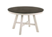 Maisie Round Table-White/Brown