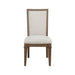 Mariana Upholstered Side Chair (2 Per Carton)-Vintage Mocha
