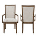Mariana Upholstered Arm Chair (2 Per Carton)-Vintage Mocha