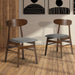 Morocco Dining Chair W/Dark Gray Seat Cushion (2 Per Carton)