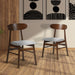 Morocco Dining Chair W/Light Gray Seat Cushion (2 Per Carton
