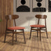 Morocco Dining Chair W/Orange Seat Cushion (2 Per Carton)