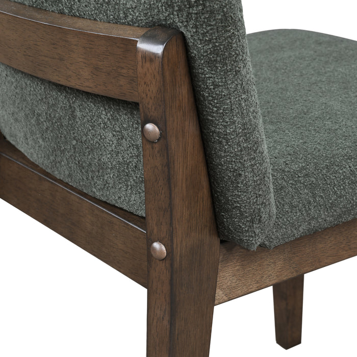 Kody Upholstered Dining Chair (2 Per Carton)-Forest Green