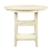 Amy 5 Pc 42" Round Counter Table Set-Bisque
