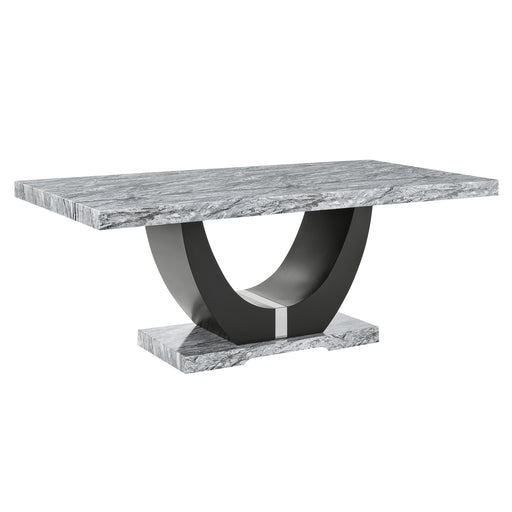 Lyra Dining Table Top And Base Bottom Marble